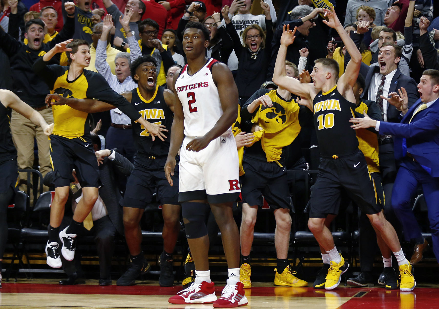 APTOPIX Iowa Rutgers Basketball